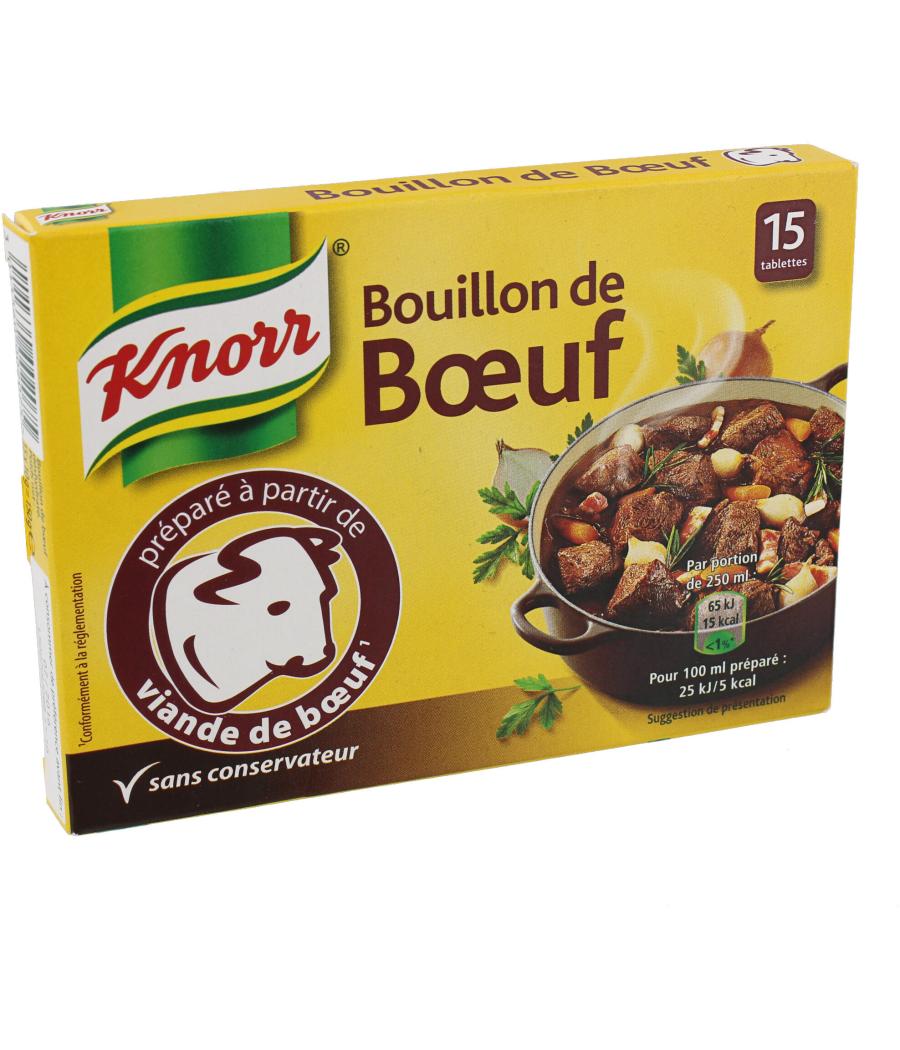 KNORR UNILEVER BOUILLON BOEUF 15 TABLETTES 150G KNORR UNILEVER BOUILLON BOEUF 15 TABLETTES 150G