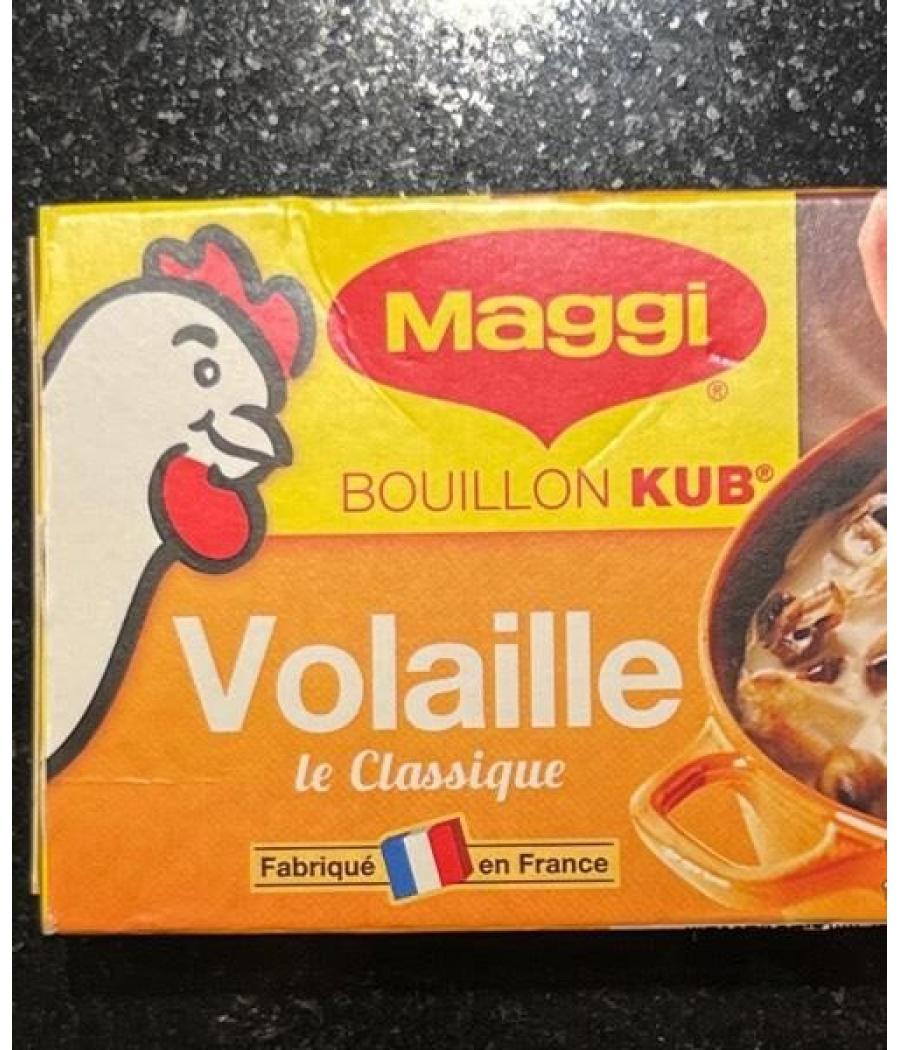 BOUILLON MAGGI KUB VOLAILLE 80G BOUILLON MAGGI KUB VOLAILLE 80G
