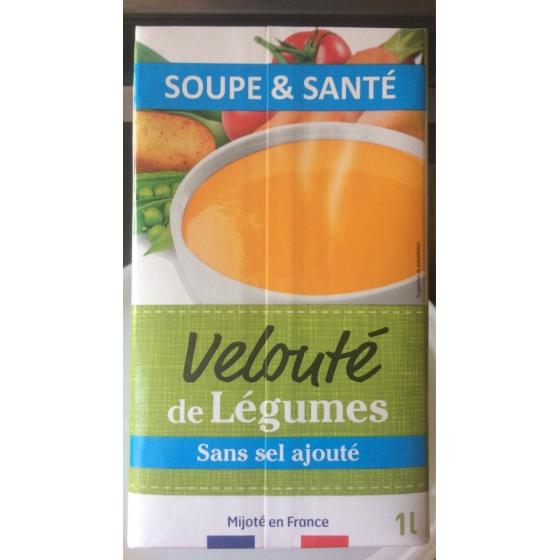 VELOUTE DE LEGUMES SANS SEL AJOUTE