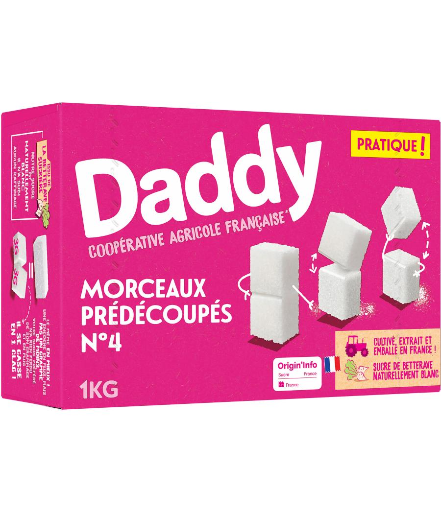 SUCRE  MORCEAUX PREDECOUPE N°4 DADDY 1KG SUCRE  MORCEAUX PREDECOUPE N°4 DADDY 1KG