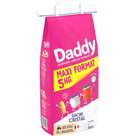 SUCRE CRISTAL EN SACHET MAXI FORMAT DADDY 5KG