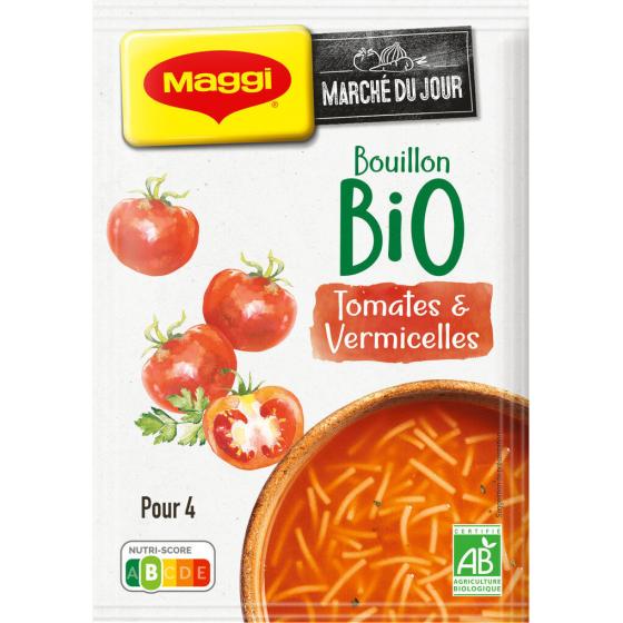 SOUPE DESHYDRATE BIO BOUILLON TOMATE VERMICELLE MAGGI  70G