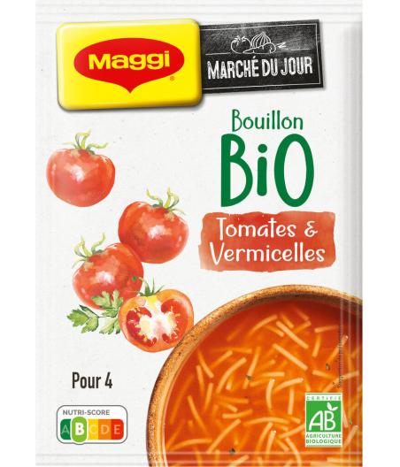 SOUPE DESHYDRATE BIO BOUILLON TOMATE VERMICELLE MAGGI  70G