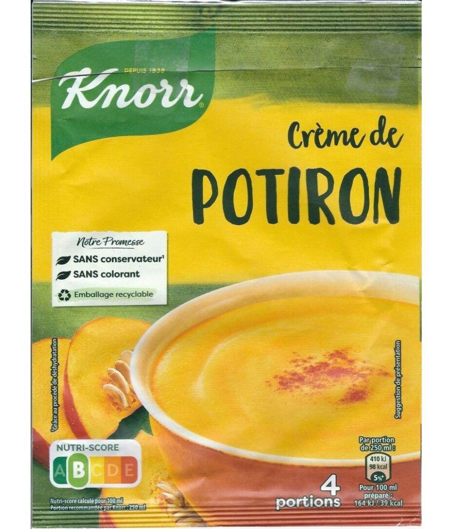 SOUPE VELOUTE CREME DE POTIRON KNORR 100G SOUPE VELOUTE CREME DE POTIRON KNORR 100G