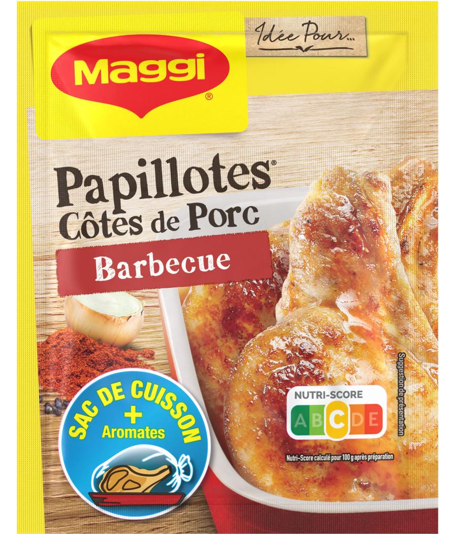 PAPILLOTES COTES DE PORC BARBECUE MAGGI 28G PAPILLOTES COTES DE PORC BARBECUE MAGGI 28G