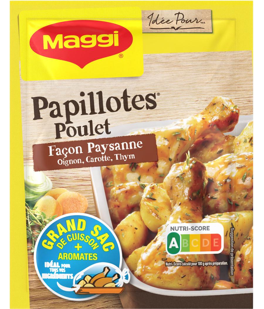 PAPILLOTES POULET FACON PAYSANNE MAGGI 32G PAPILLOTES POULET FACON PAYSANNE MAGGI 32G