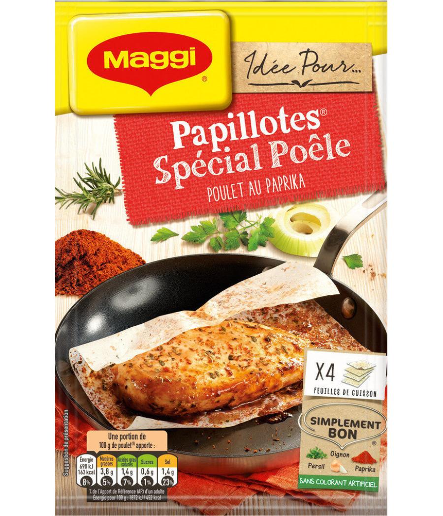 PAPILLOTE SPECIAL POELE PAPRIKA MAGGI 23.2G PAPILLOTE SPECIAL POELE PAPRIKA MAGGI 23.2G