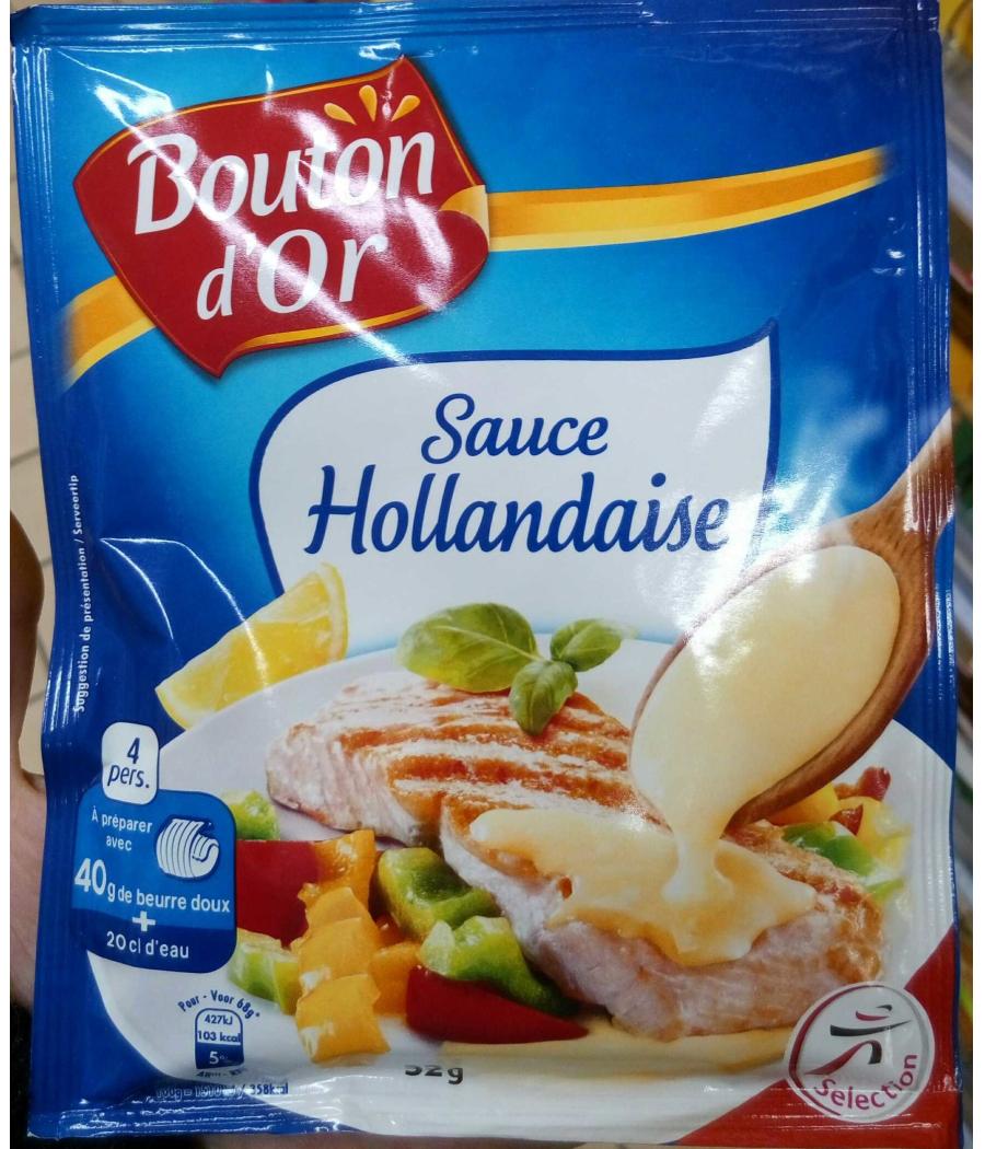 SAUCE HOLLANDAISE BOUTON D'OR 32G SAUCE HOLLANDAISE BOUTON D'OR 32G