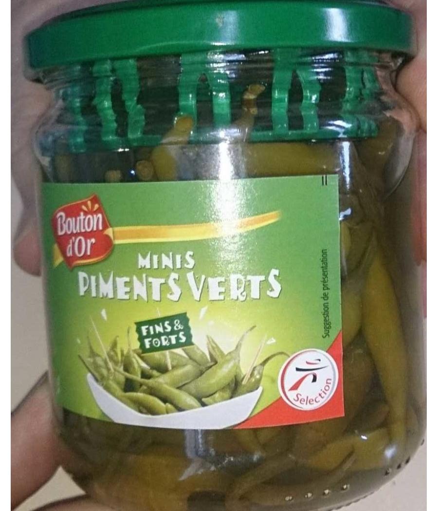 PIMENTS AUCHAN  MINI PIMENTS VERTS 270G (140G EGOUTTE) PIMENTS AUCHAN  MINI PIMENTS VERTS 270G (140G EGOUTTE)