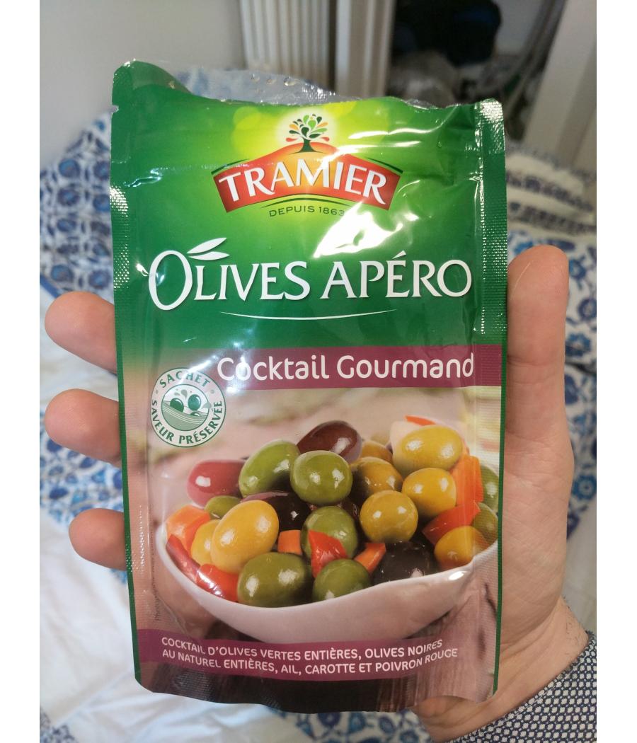 OLIVES TRAMIER  APERO - COCKTAIL GOURMAND 160G OLIVES TRAMIER  APERO - COCKTAIL GOURMAND 160G