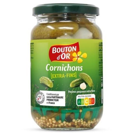 CORNICHONS FINS BOUTON D'OR 360G