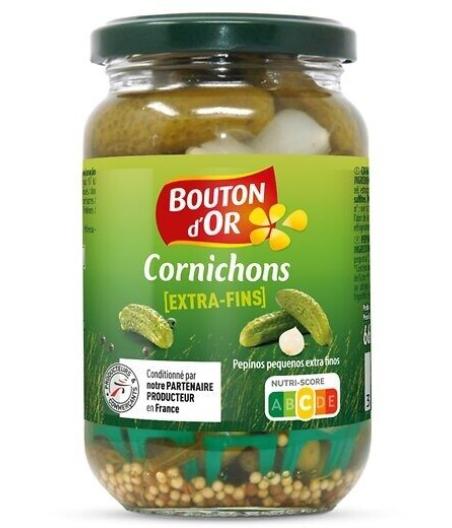 CORNICHONS FINS BOUTON D'OR 360G