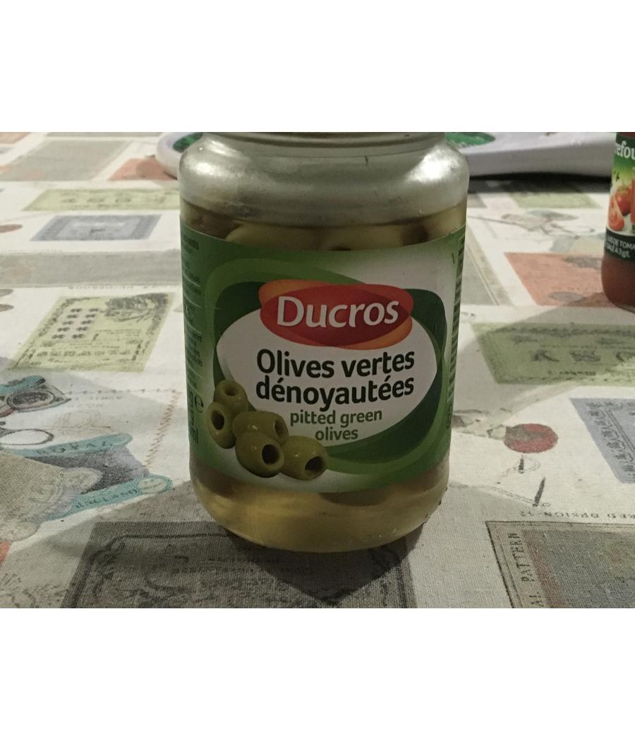 PITTED GREEN OLIVES DUCROS 37CI 320G PITTED GREEN OLIVES DUCROS 37CI 320G