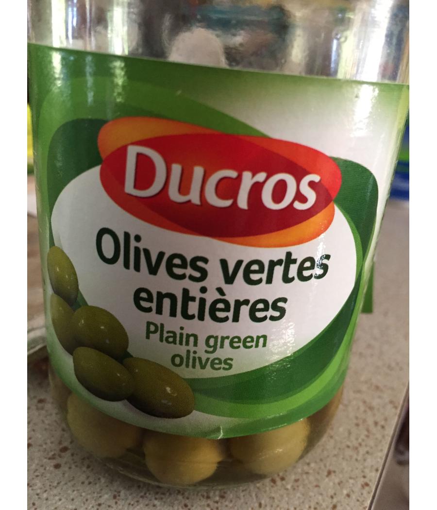 OLIVES VERTES ENTIERES DUCROS 320G OLIVES VERTES ENTIERES DUCROS 320G