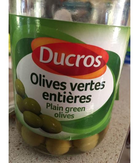 OLIVES VERTES ENTIERES DUCROS 320G