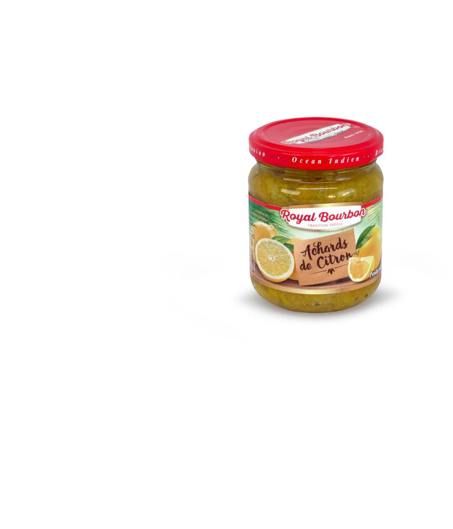 ACHARD CITRONS ROYAL BOURBON 200G ACHARD CITRONS ROYAL BOURBON 200G