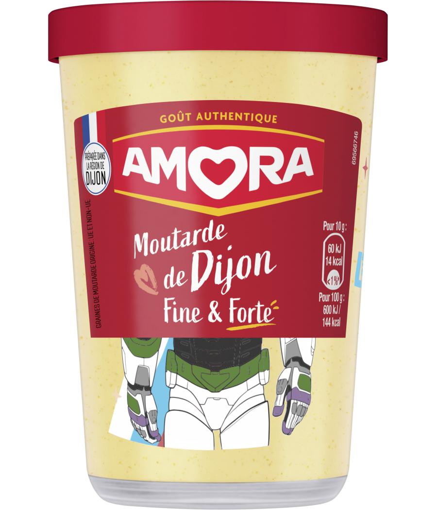 MOUTARDE DE DIJON FINE ET FORTE AMORA 185G MOUTARDE DE DIJON FINE ET FORTE AMORA 185G