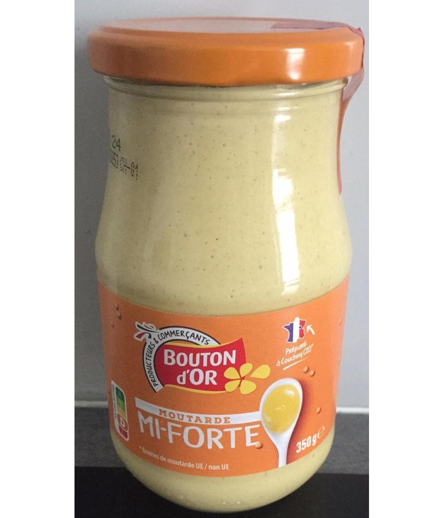 MOUTARDE MI-FORTE BOUTON D'OR 350G MOUTARDE MI-FORTE BOUTON D'OR 350G