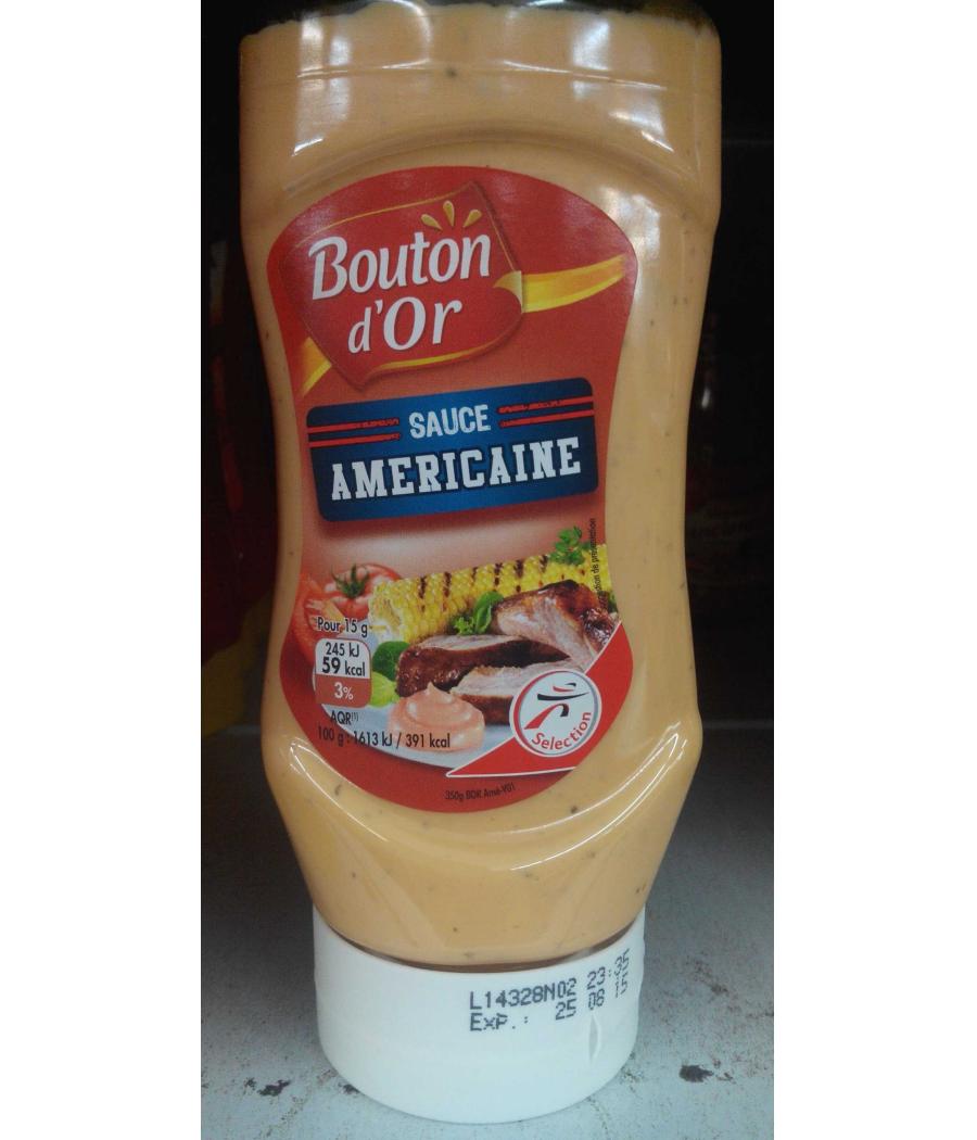 SAUCE AMERICAINE BOUTON D'OR 350G SAUCE AMERICAINE BOUTON D'OR 350G