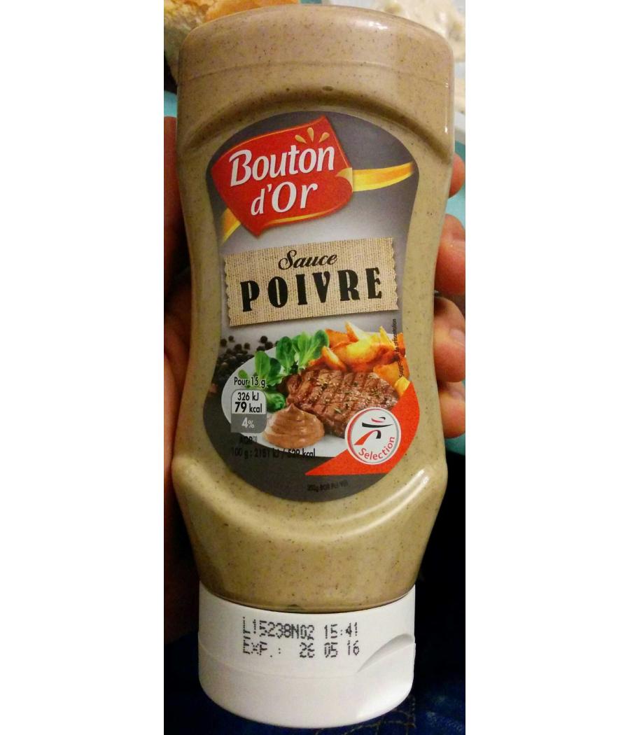 SAUCE POIVRE BOUTON D'OR  350G SAUCE POIVRE BOUTON D'OR  350G