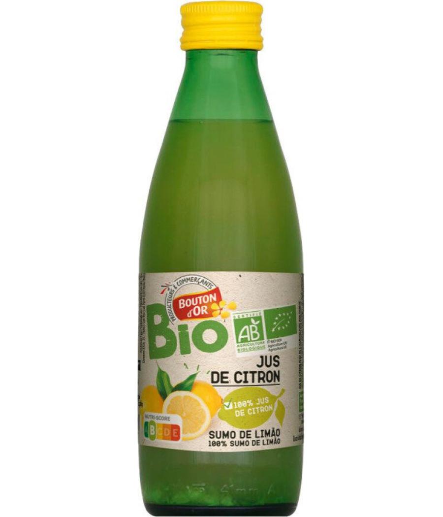 JUS DE CITRON BIO BOUTON D'OR  250G JUS DE CITRON BIO BOUTON D'OR  250G