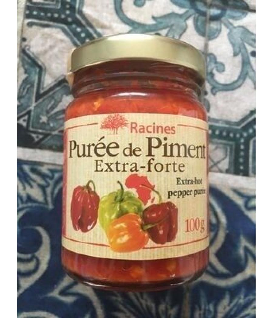 PUREE PIMENT EXTRA FORT RACINES 100g PUREE PIMENT EXTRA FORT RACINES 100g