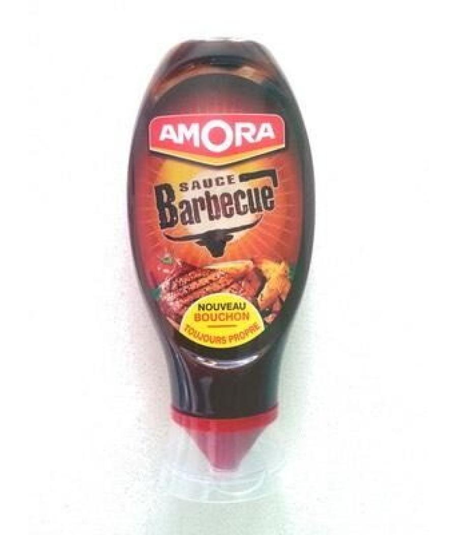 SAUCE BARBECUE FLACON SOUPLE AMORA 490G SAUCE BARBECUE FLACON SOUPLE AMORA 490G