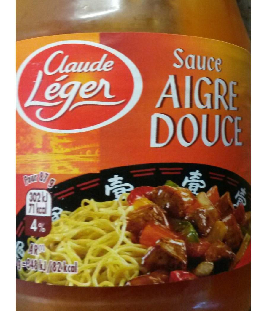SAUCE AIGRE DOUCE, LE BOCAL CLAUDE LEGER SAUCE AIGRE DOUCE, LE BOCAL CLAUDE LEGER