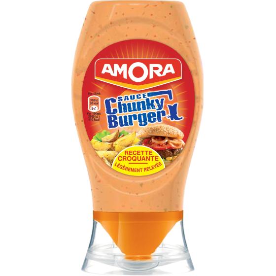 SAUCE CHUNKY BURGER AMORA 258G 250ML