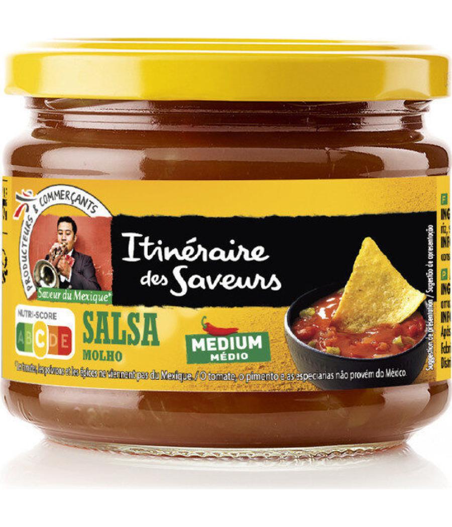 SAUCE SALSA MEDIUM - SAVEUR DU MEXIQUE ITINERAIRE DE SAVEURES  315 G SAUCE SALSA MEDIUM - SAVEUR DU MEXIQUE ITINERAIRE DE SAVEURES  315 G