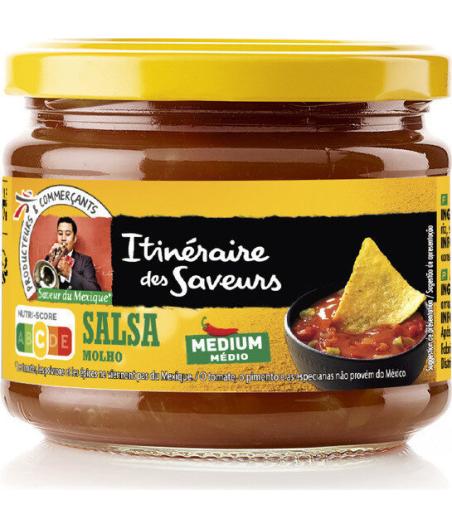 SAUCE SALSA MEDIUM - SAVEUR DU MEXIQUE ITINERAIRE DE SAVEURES  315 G