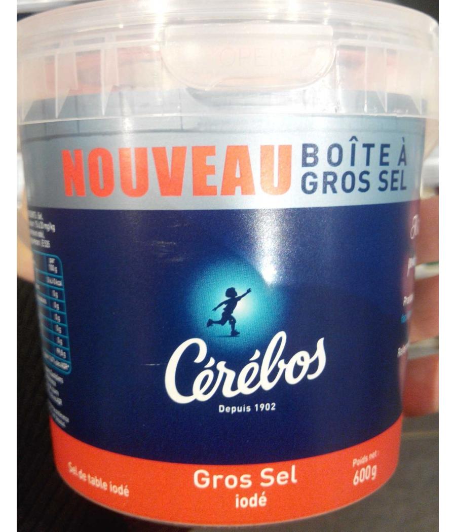 GROS SEL IODE CEREBOS 600G GROS SEL IODE CEREBOS 600G