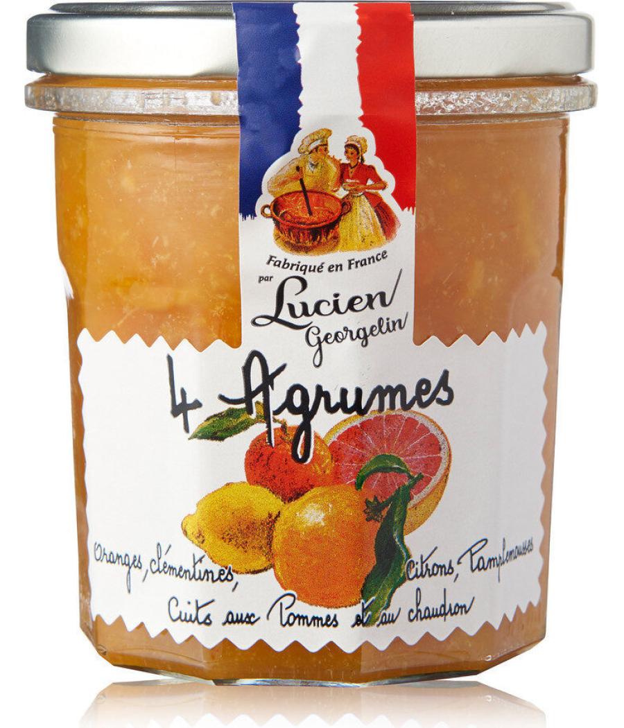 CONFITURE AUX 4 AGRUMES LUCIEN GEORGELIN 320G CONFITURE AUX 4 AGRUMES LUCIEN GEORGELIN 320G