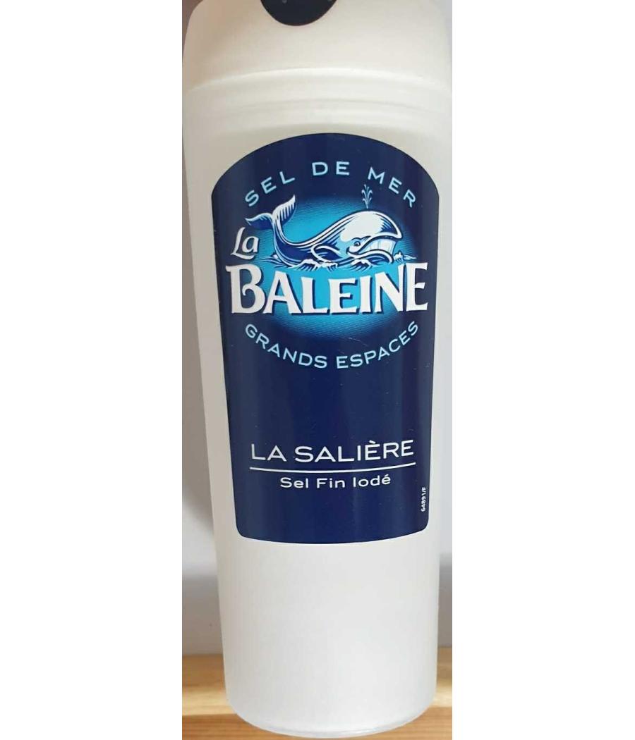 SEL FIN IODE LA SALIERE LA BALEINE 120G SEL FIN IODE LA SALIERE LA BALEINE 120G