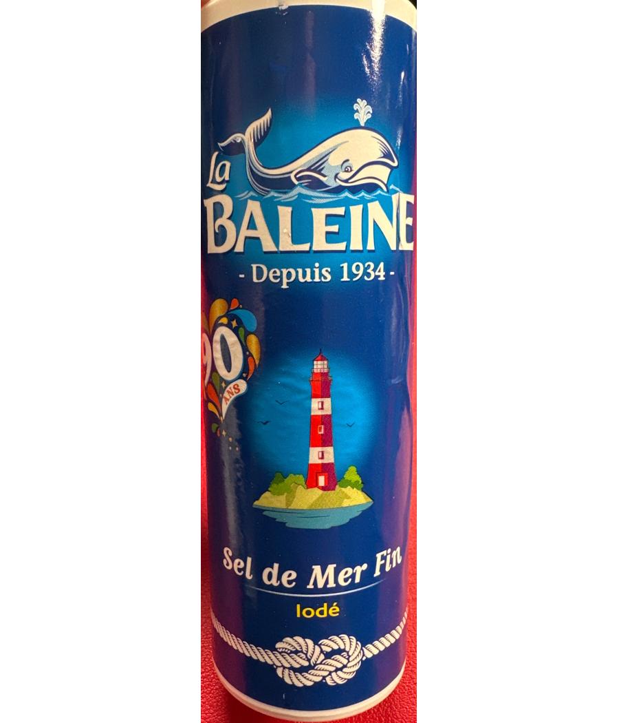 SEL MOULU IODE LA BALEINE 250G SEL MOULU IODE LA BALEINE 250G