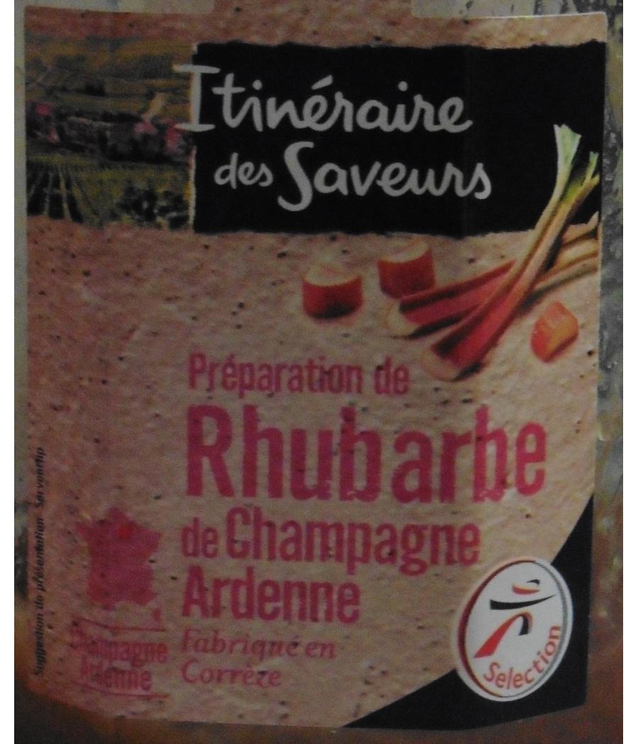 PREPARATION DE RHUBARBE DE CHAMPAGNE ARDENNE 315 G PREPARATION DE RHUBARBE DE CHAMPAGNE ARDENNE 315 G