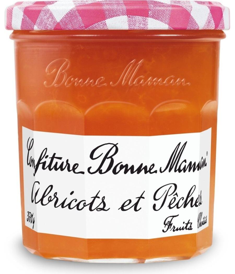 BONNE MAMAN - APRICOT AND PEACH FRENCH 370 G BONNE MAMAN - APRICOT AND PEACH FRENCH 370 G