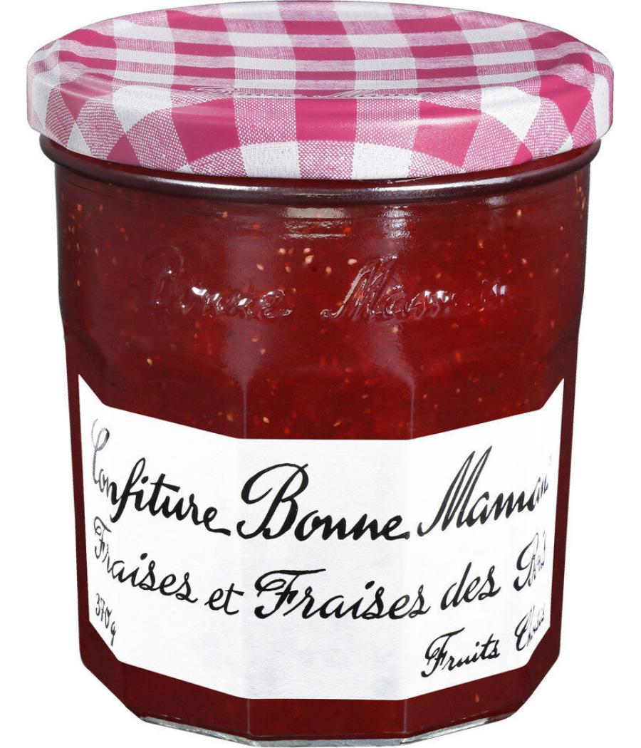 BONNE MAMAN - FRENCH STRAWBERRY & WILD STRAWBERRY 370 G BONNE MAMAN - FRENCH STRAWBERRY & WILD STRAWBERRY 370 G