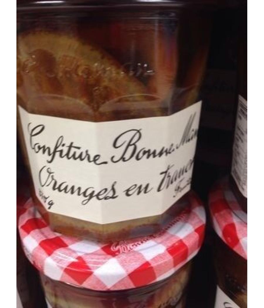 CONFITURE ORANGE EN TRANCHES 370G CONFITURE ORANGE EN TRANCHES 370G