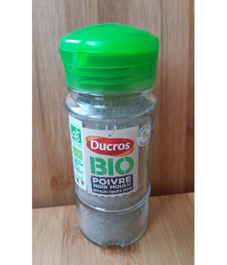 POIVRE NOIR MOULU BIO DUCROS 43G POIVRE NOIR MOULU BIO DUCROS 43G