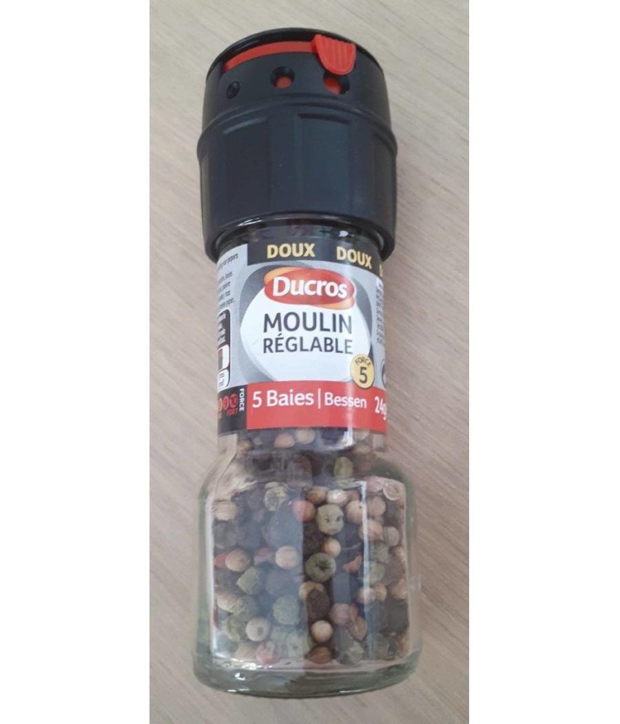 POIVRE DOUX 5 BAIES DUCROS 24G POIVRE DOUX 5 BAIES DUCROS 24G