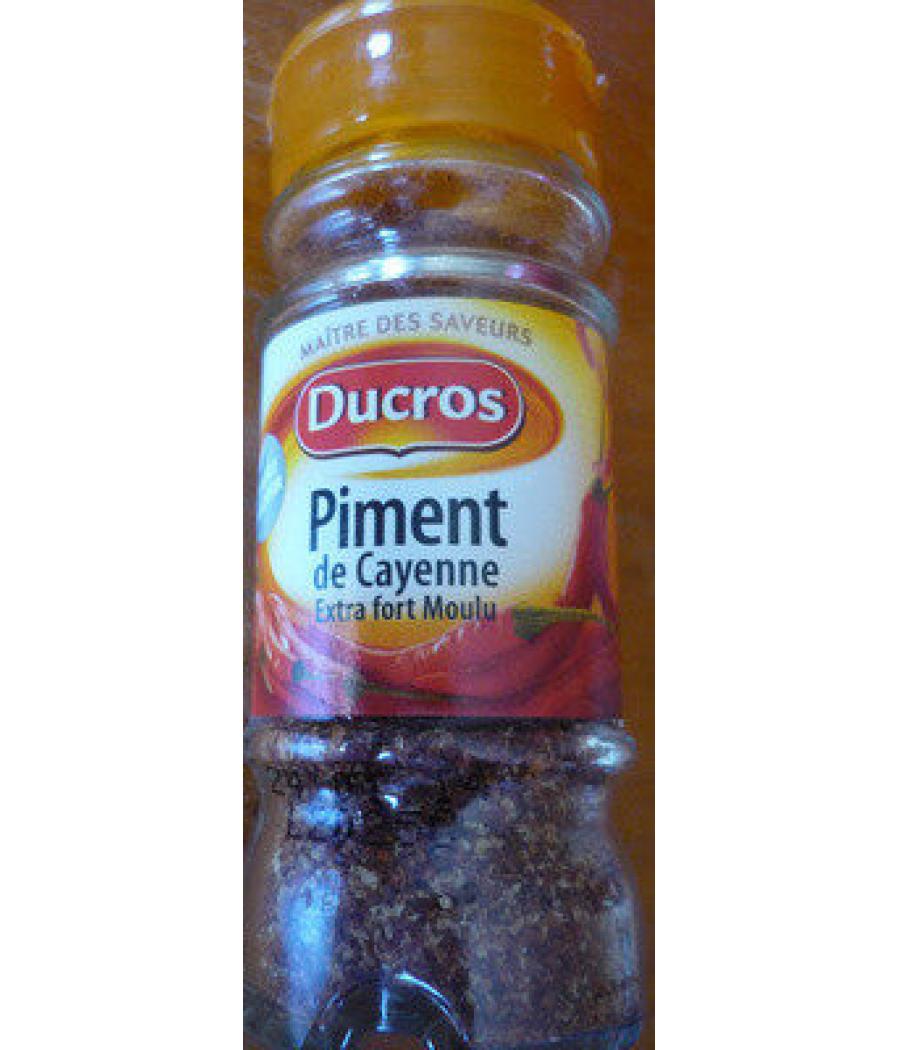 PIMENT DUCROS DE CAYENNE EXTRA FORT 38G PIMENT DUCROS DE CAYENNE EXTRA FORT 38G