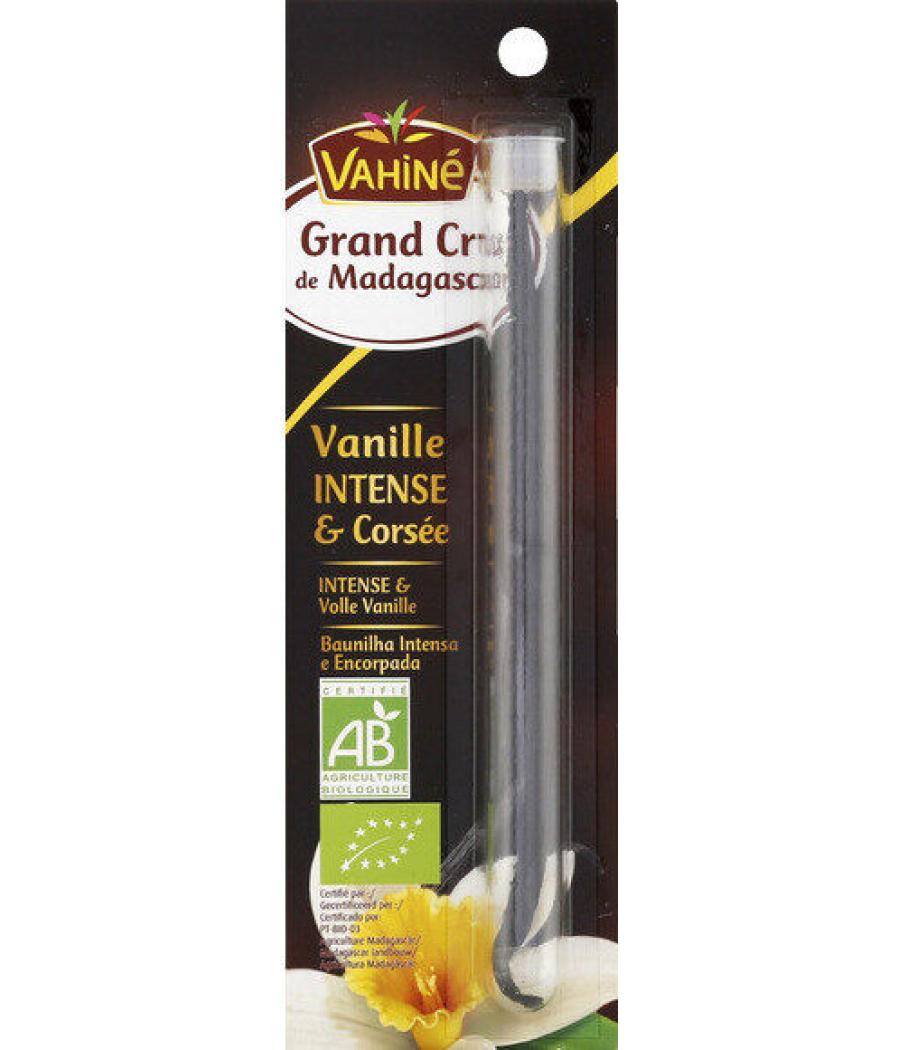 GOUSSE DE VANILLE VAHINE INTENSE, ORIGINE INDONESIE, CERTIFIE AB 1 GOUSSE GOUSSE DE VANILLE VAHINE INTENSE, ORIGINE INDONESIE, CERTIFIE AB 1 GOUSSE
