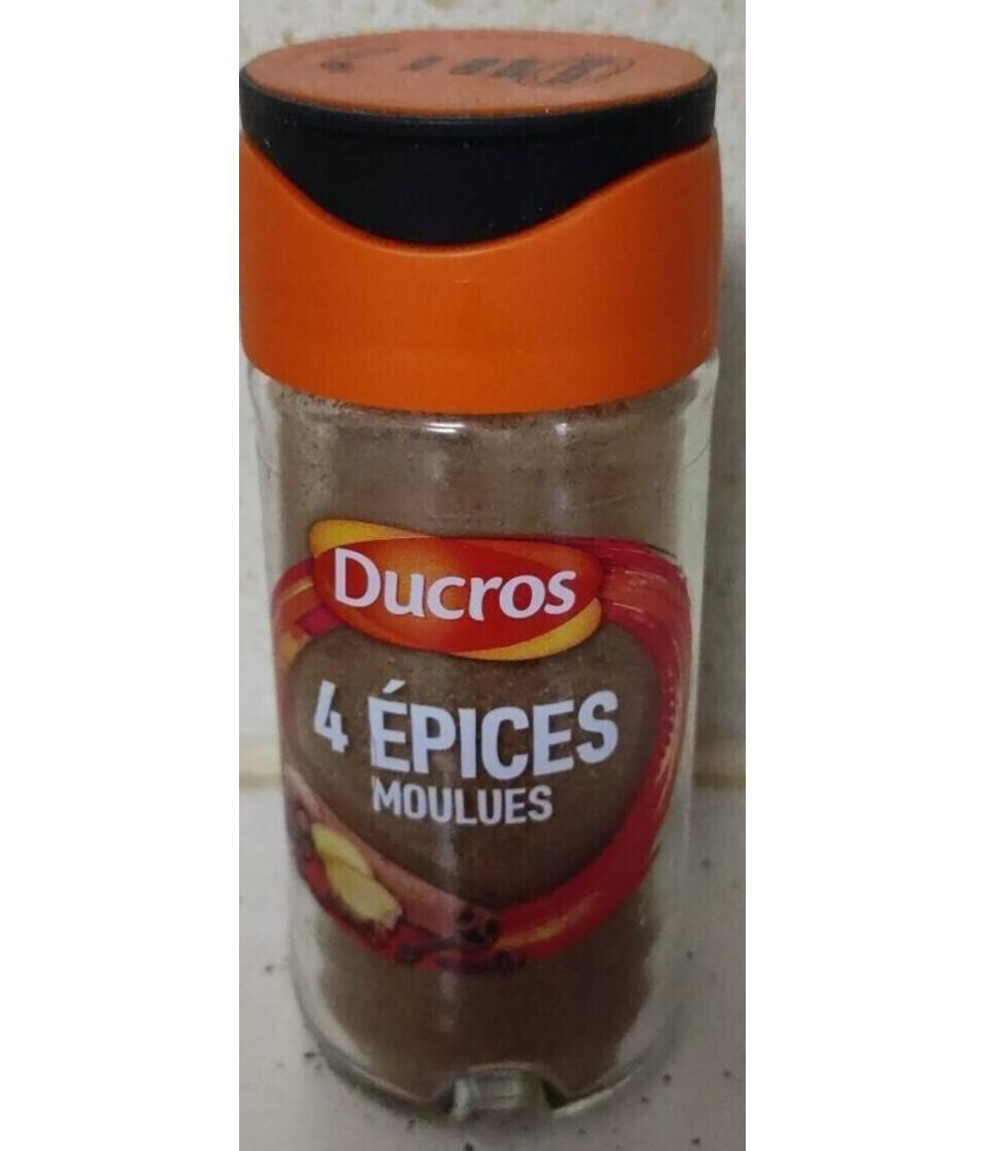 EPICE DUCROS 4 EPICES MOULUES 37G EPICE DUCROS 4 EPICES MOULUES 37G