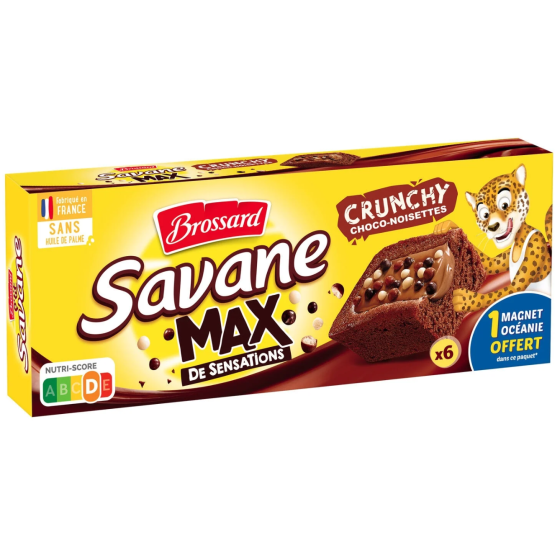 SAVANE  CRUNCHY CHOCO-NOISETTES BROSSARD  180G