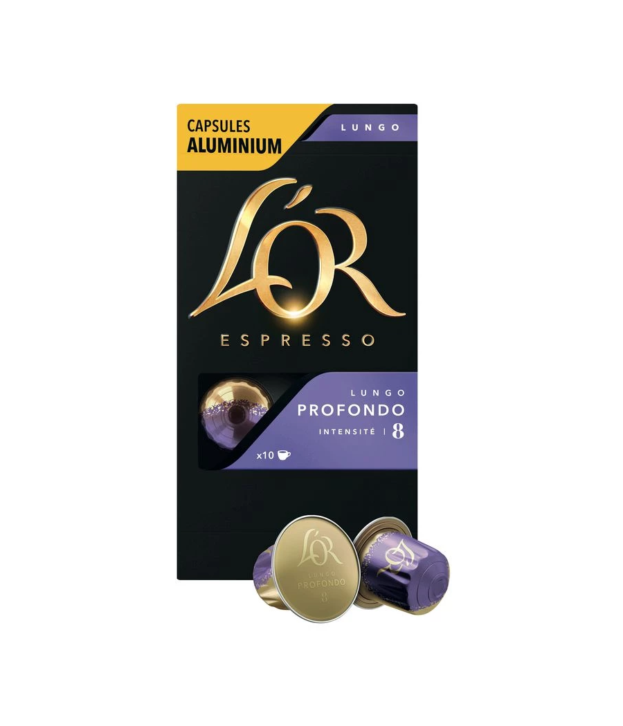 CAFE  ESPRESSO LUNGO PROFONDO  X10 CAPSULES CAFE  ESPRESSO LUNGO PROFONDO  X10 CAPSULES