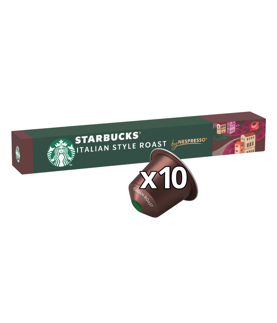CAFE STARBUCKS BY NESPRESSO ITALIAN STYLE ROAST X10 CAFE STARBUCKS BY NESPRESSO ITALIAN STYLE ROAST X10