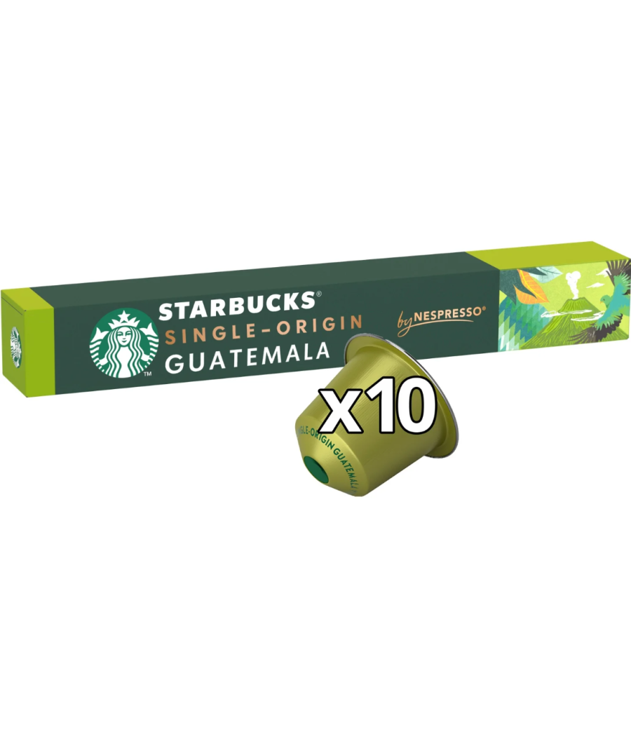 CAFE STARBUCKS BY NESPRESSO GUATEMALA X10 CAPSULES CAFE STARBUCKS BY NESPRESSO GUATEMALA X10 CAPSULES