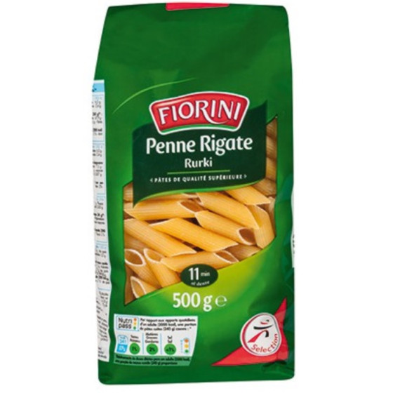 PATES PENNE RIGATE RURKI FLORINI  500G