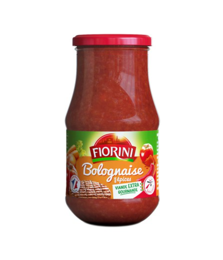 SAUCE FIORINI BOLOGNAISE AUX EPICES 420G SAUCE FIORINI BOLOGNAISE AUX EPICES 420G